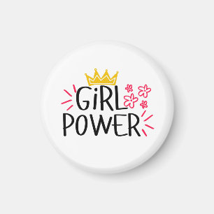 Imán Día de la Mujer Poder Femenino