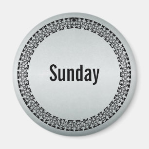 Imán Día de la semana domingo