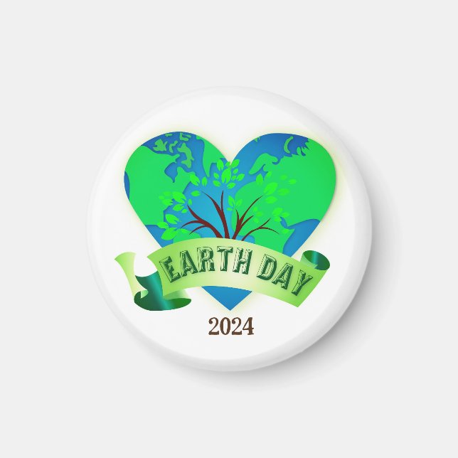 Imán Día de la Tierra 2024 (Frente)