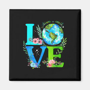 Imán Día de la Tierra Amor Aniversario Mundial Eco Awar