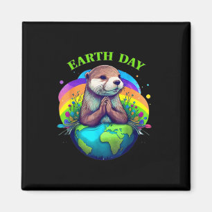 Imán Día De La Tierra Aniversario Del Planeta Día De La