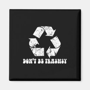 Imán Día de la Tierra Divertido reciclaje de la natural