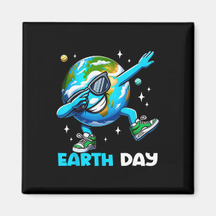 Imán Día de la Tierra - Niños Dab Earth Day divertidos