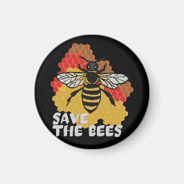 Imán Día de la Tierra, salven a las abejas