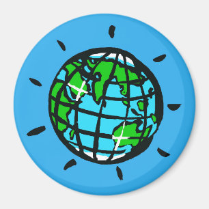 Imán Día de la Tierra - Tierra del planeta - Conservaci