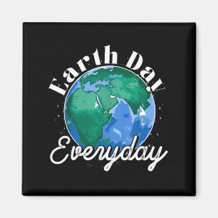 Imán Día de la Tierra Todos los Días Conciencia Ambient