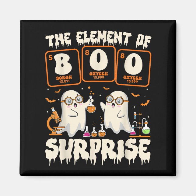 Imán Día de las Brujas Ciencia Fantasma Maestro El Elem (Frente)