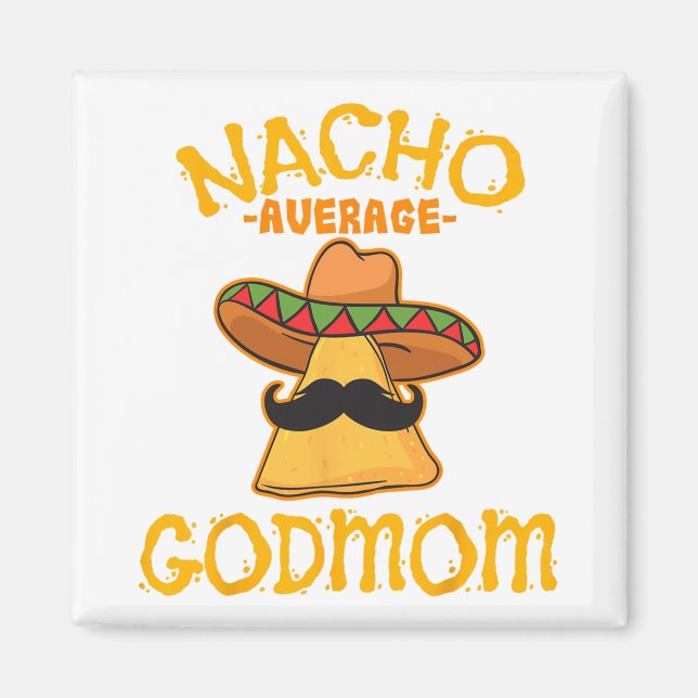 Imán Día de las Madres Diosas Nacho Promedio Mexicana C (Frente)