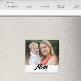 Imán Día de las Madres Foto Establecida Mamá