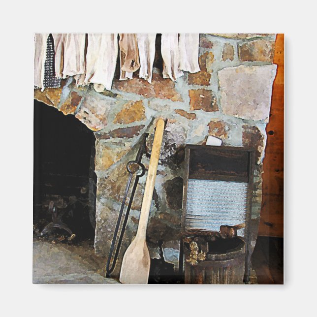 Imán Día de lavado (Frente)