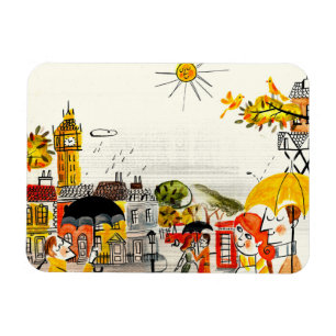 Imán Día de lluvias en Londres