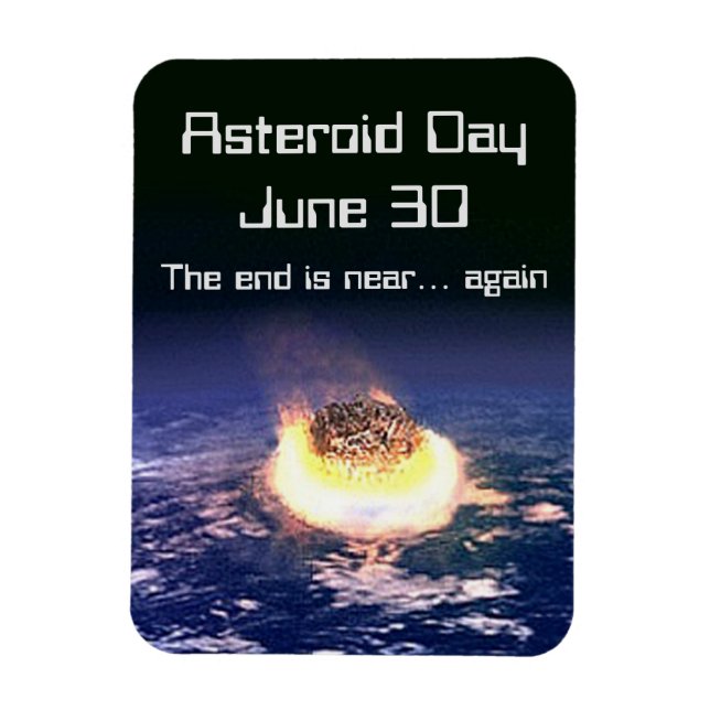 Imán Día de los Asteroides 30 de junio (Vertical)