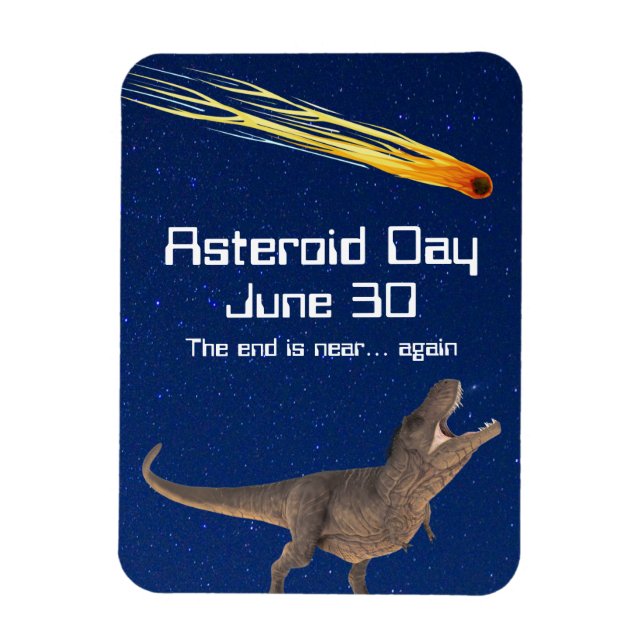Imán Día de los Asteroides 30 de junio (Vertical)