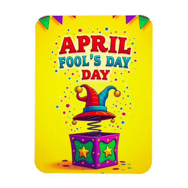 Imán Día de los Inocentes de Abril (Vertical)