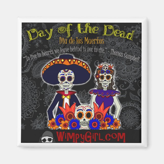 Imán Día de los Muertos (Frente)