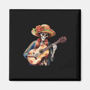 Imán Día de los Muertos Dama Calavera de Azúcar Dia De