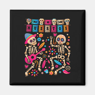 Imán Día De Los Muertos De La Fallecida Esqueleto Mexic