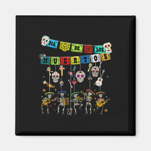 Imán Día De Los Muertos Día De Los Muertos Cráneo Diver