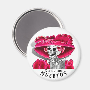 Imán Dia De Los Muertos (La Catrina)