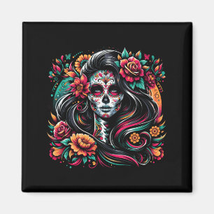 Imán Día de los Muertos La Catrina del Gobierno