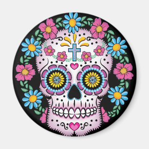 Imán Dia de los Muertos Skull