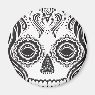 Imán Dia de los Muertos That Girl Skull
