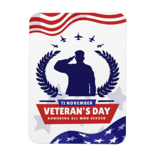 Imán Día de los Veteranos - Honrando a todos los que si