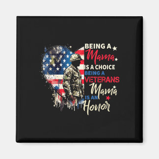Imán Día de los veteranos patrióticos siendo una mamá d