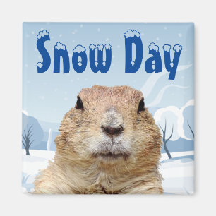 Imán Día de Nieve de la Marmota