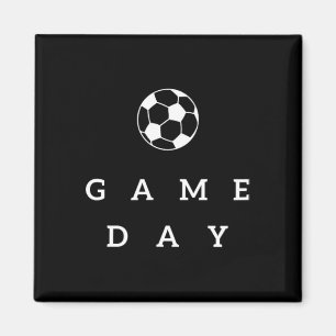 Imán Día de partido de fútbol Mamá de fútbol Vamos a an