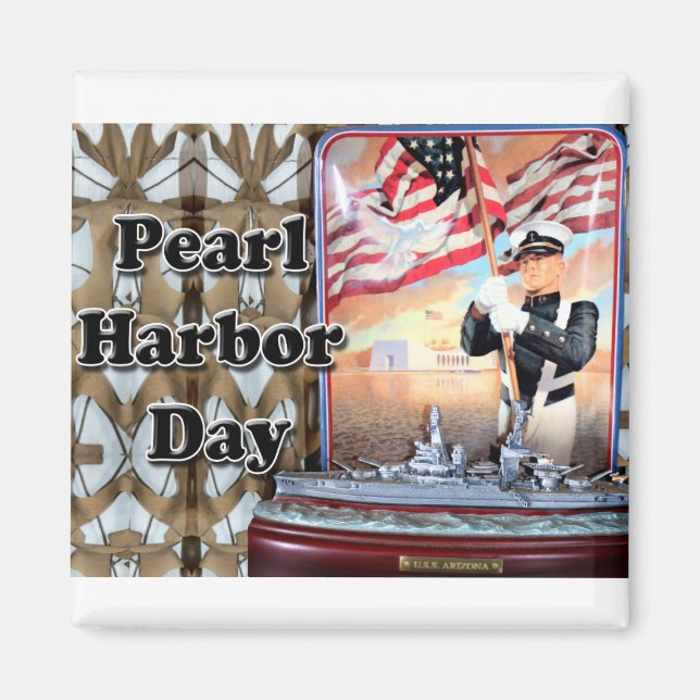 Imán Día de Pearl Harbor (Frente)