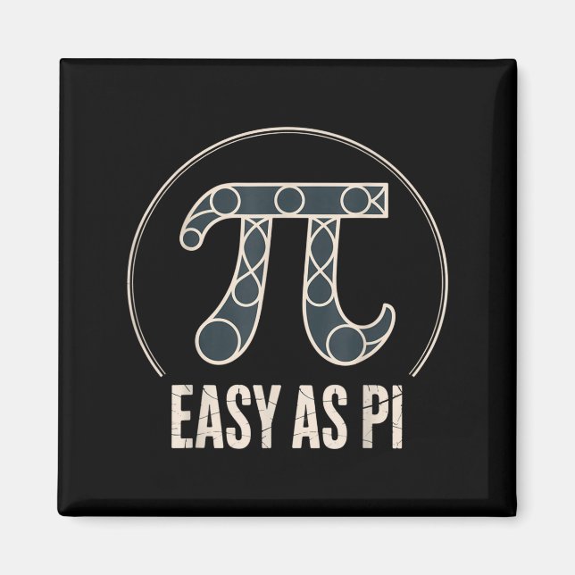 Imán Día de Pi 14 de marzo Pastel de Nerd de Matemática (Frente)