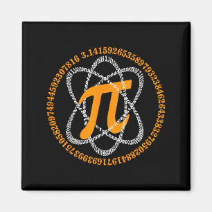 Imán Día de Pi 3,14 Símbolo del número Pi Regalo de Mat