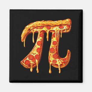 Imán Día de Pi Símbolo de Pi Pizza Divertida Comida Mat
