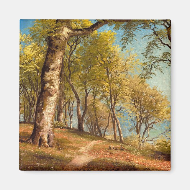 Imán Día de primavera en el bosque por Peder Mork Monst (Frente)