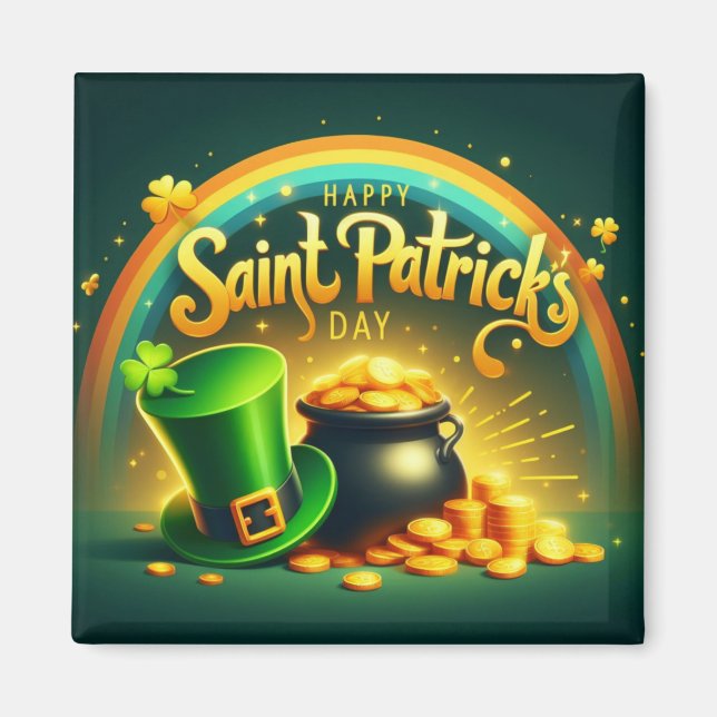 Imán Día de San Patricio (Frente)