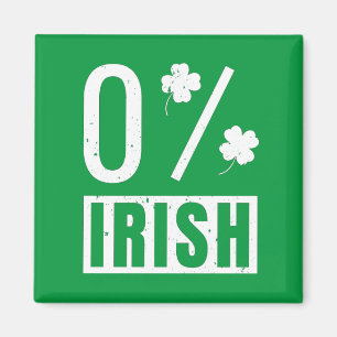 Imán Día de San Patricio 0% Atractivo irlandés de cuatr