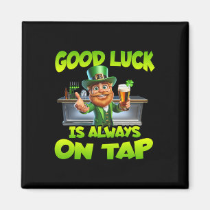 Imán Día de San Patricio Buena Suerte Siempre Está Disp