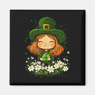 Imán Día de San Patricio Chicas Trebol Duende Femenino 
