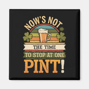 Imán Día de San Patricio divertido de la suerte del tré