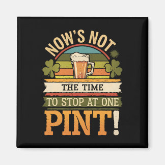 Imán Día de San Patricio divertido de la suerte del tré