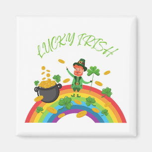 Imán Día de San Patricio - Divertido Lucky Irlandés Lep