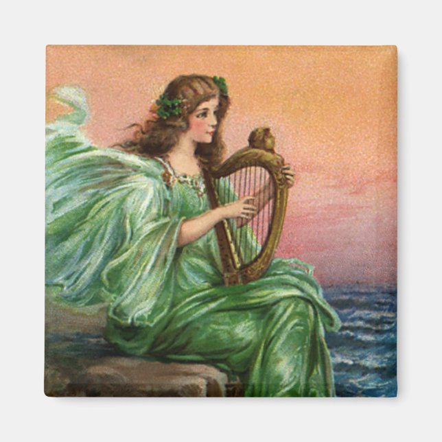 Imán Día de San Patricio. El exilio de la playa de Erin (Frente)