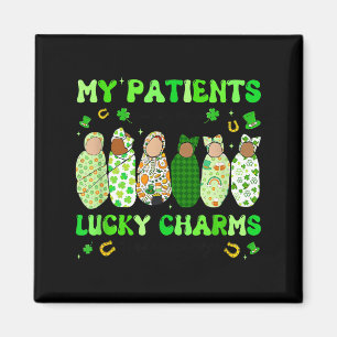Imán Día de San Patricio Enfermera Mis Pacientes Son Mi