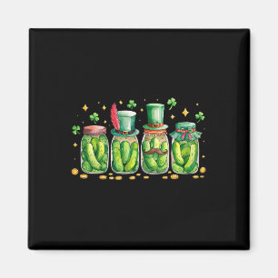 Imán Día de San Patricio Frasco de Pickles Irlandés Ama