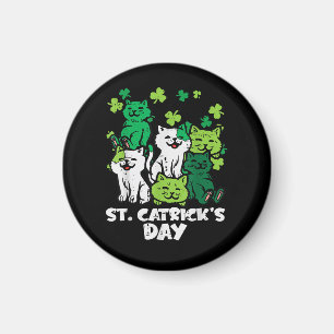 Imán Día de San Patricio Gatos del Día de San Patricio