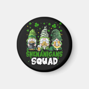Imán Día de San Patricio Gnomos Travvesuras Escuadrón S
