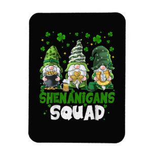 Imán Día de San Patricio Gnomos Travvesuras Escuadrón S