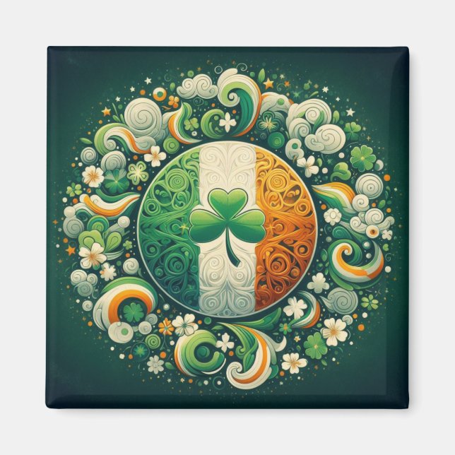 Imán Día de San Patricio/Irlanda/Irlanda (Frente)