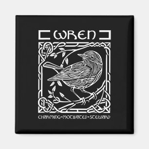 Imán Día de San Patricio Knot Zodiac Wren 10 de junio -